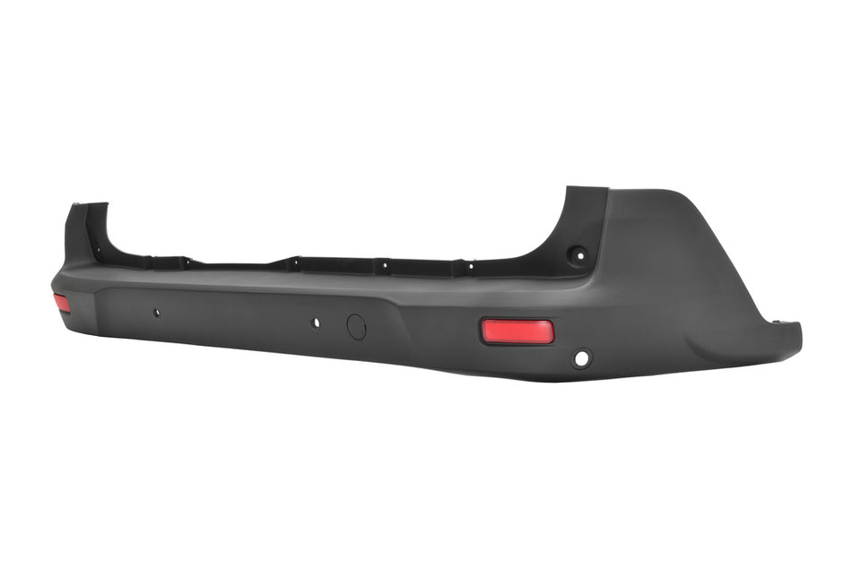 Paraurti Posteriore-Centrale-Nero-Goffrato-Con Tappo Coprigancio-Con Fori Pdc+supporti-Con Tracce Park Assist-Con Catadiottri Per Ford Transit/tourneo Connect (chc) (FD9381052)
