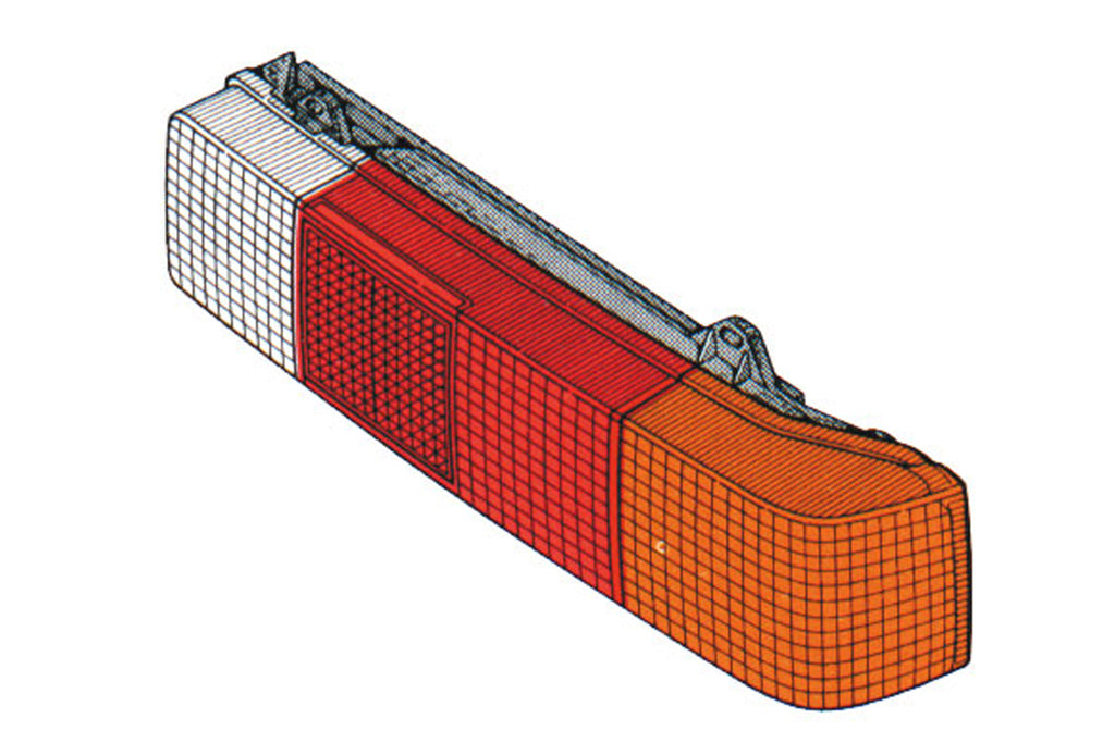 Fanale Posteriore Sinistro-Con Portalampada Per Fiat Cinquecento (FT0174054)