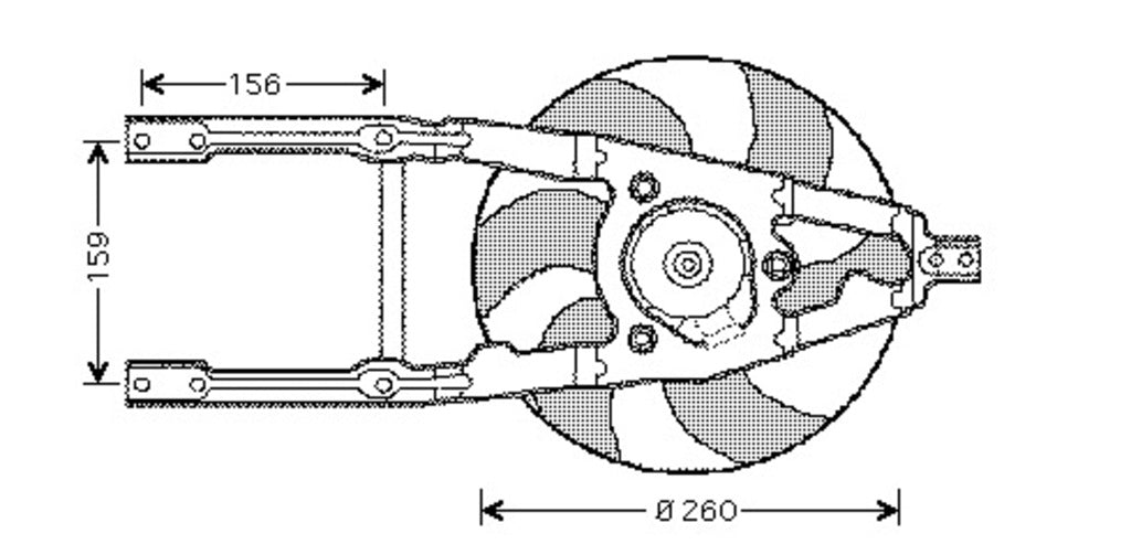 Ventola Per Fiat Seicento (FT019F002)