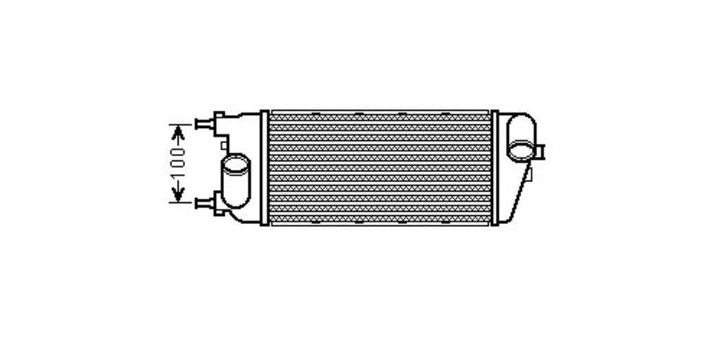 Intercooler Per Fiat 500 (FT030N004)