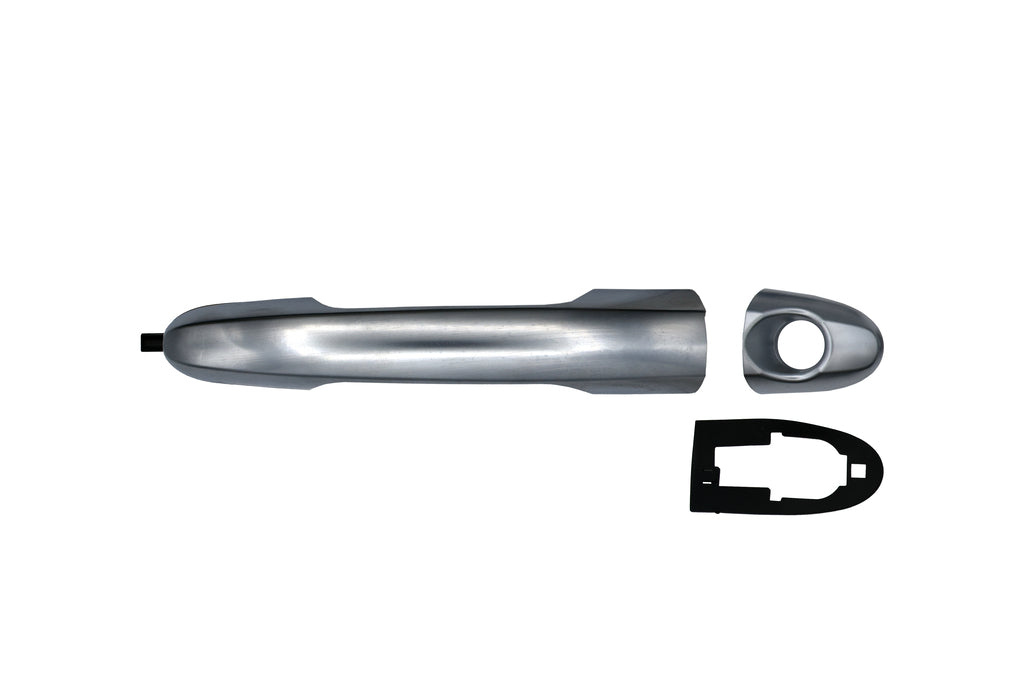 Maniglia Anteriore Sinistra-Esterna-Argento-Con Foro Nottolino Per Fiat 500 L (FT0408016)