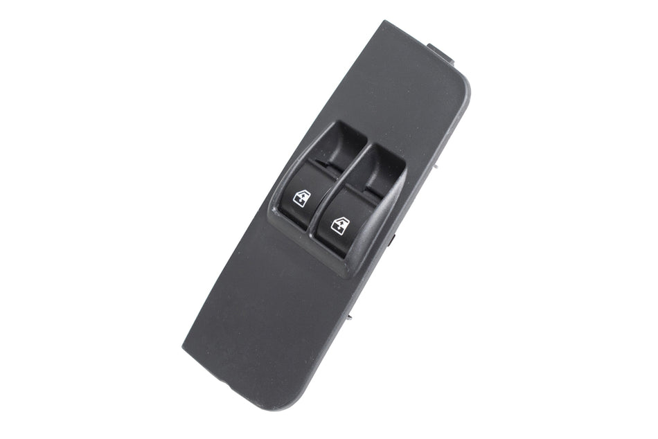 Pulsantiera Alzacristallo Porta Anteriore Sinistra-Nera-2 Interruttori-4 Pins Per Fiat Palio (FT113WS04)