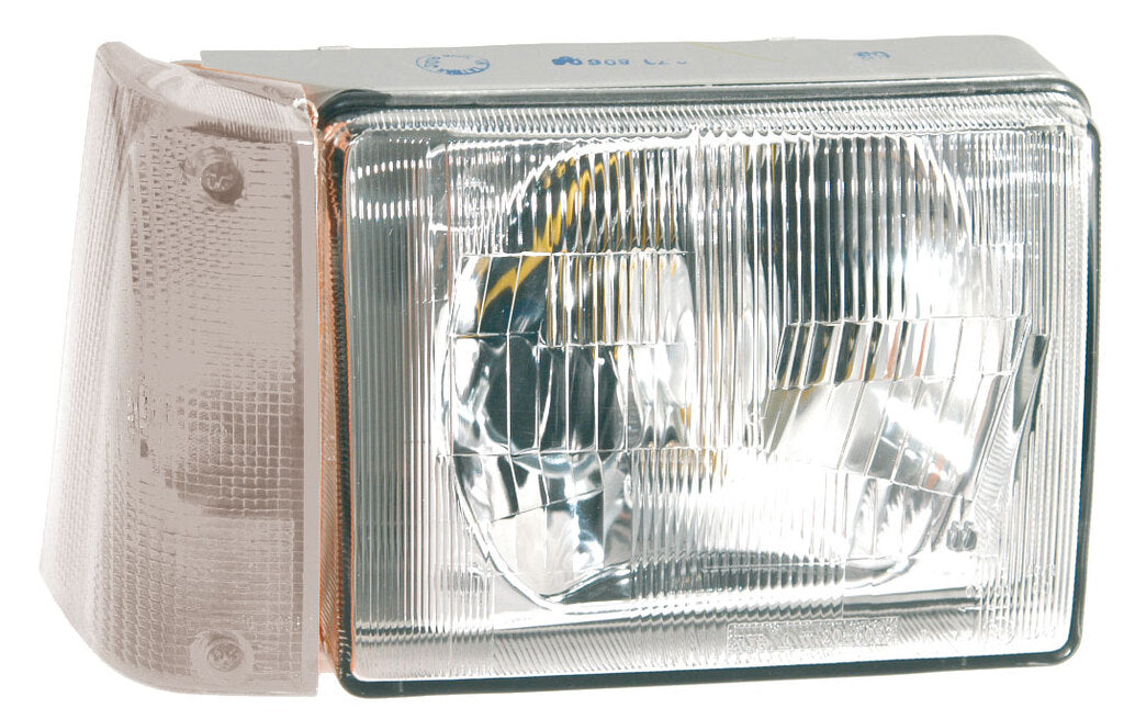 Proiettore Asimmetrico Sinistro H5-Manuale-Con Fanale Bianco Per Fiat Panda (FT1214614)