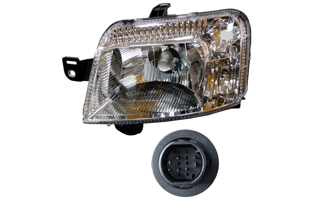 Proiettore Sinistro H4-Elettrico-Con Motore Mod. > 09 Per Fiat Panda (FT1224824)