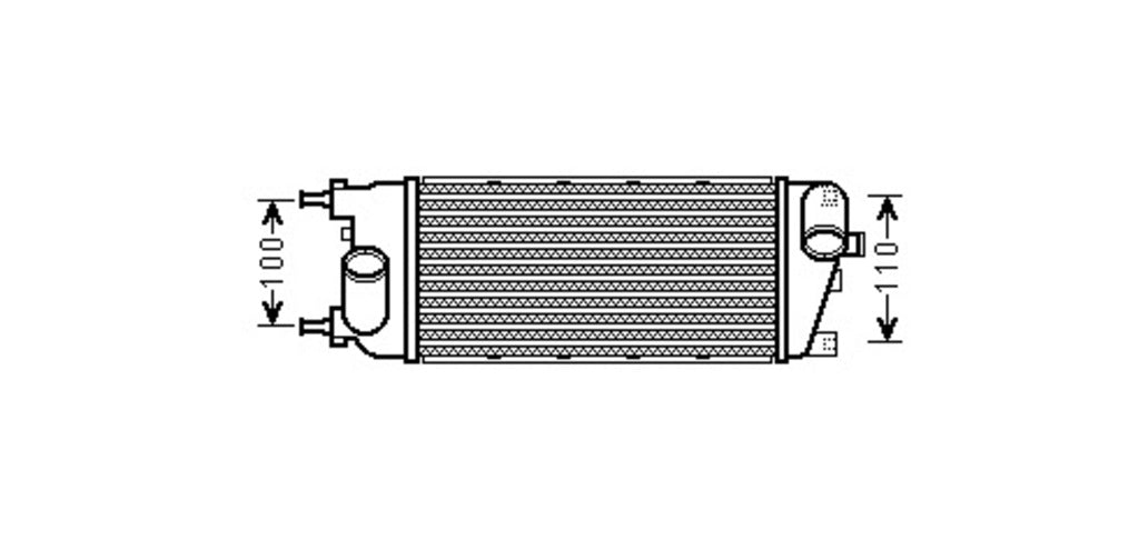 Intercooler Per Fiat Panda (FT124N002)