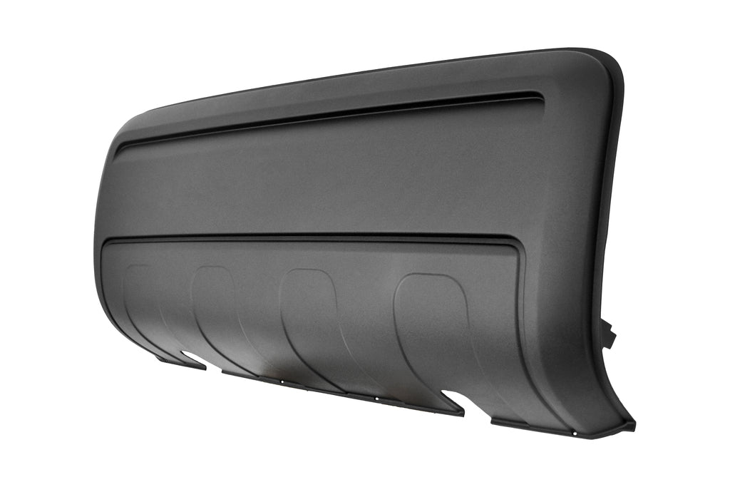 Modanatura Paraurti Posteriore-Centrale-Nera-Goffrata Per Fiat Panda Trekking - Climbing 4x4 (FT1252155)