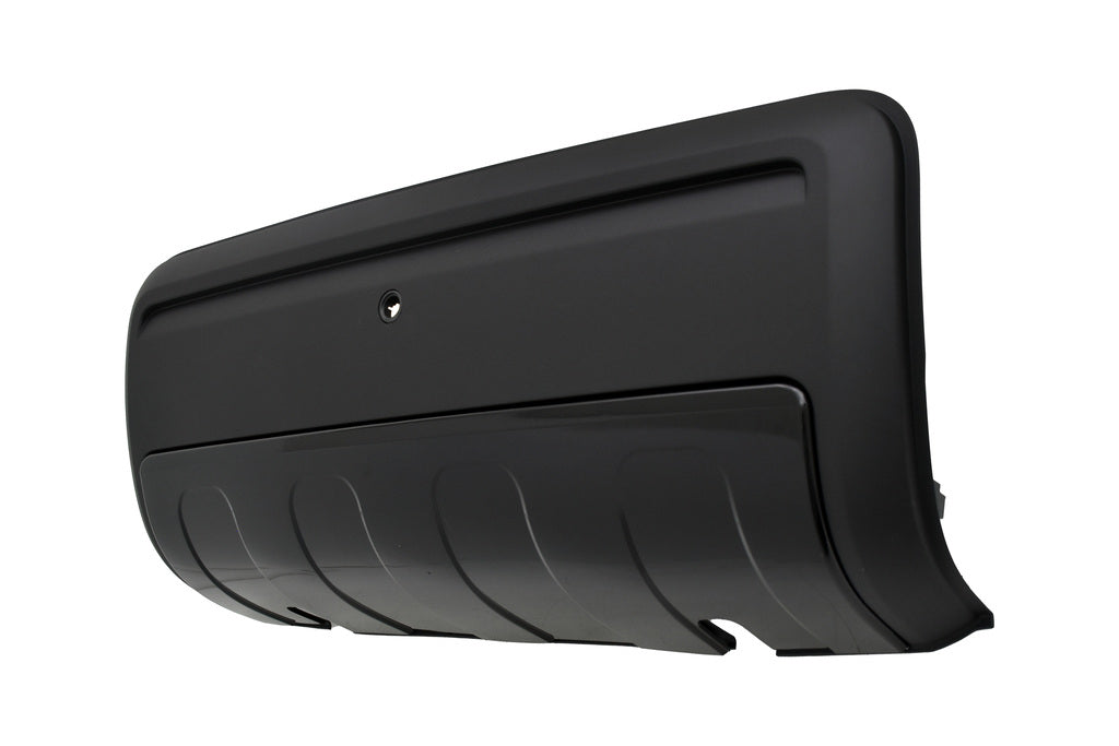 Modanatura Paraurti Posteriore-Centrale-Nera-Lucida-Con Fori Pdc+supporti Per Fiat Panda Trekking - Climbing 4x4 (FT1252176)