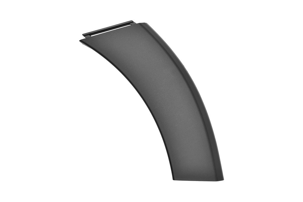 Parafanghino Posteriore Sinistro-Parte Posteriore-Nero Goffrato Per Fiat Panda Cross (FT1261574)