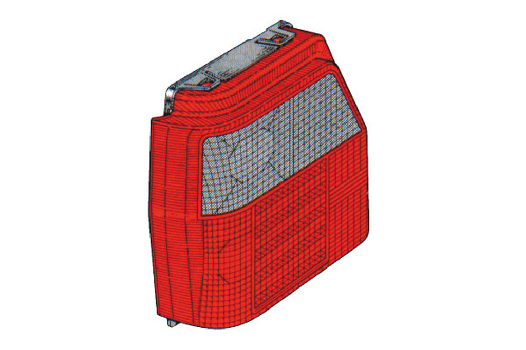 Fanale Posteriore Destro-Con Portalampada Per Fiat Uno (FT1294053)