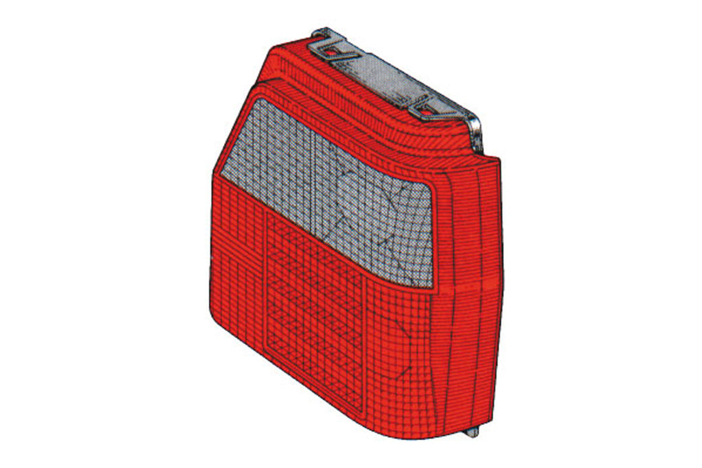 Fanale Posteriore Sinistro-Con Portalampada Per Fiat Uno (FT1294054)