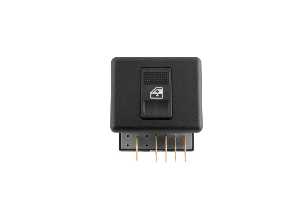Interruttore Alzacristallo Porta Anteriore Destra-Nero-5 Pins Per Fiat Uno (FT129WS03)