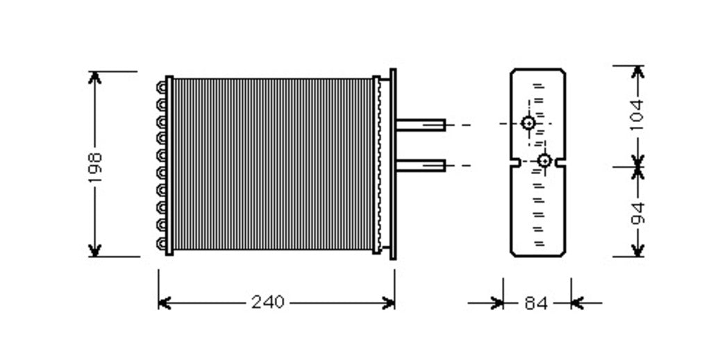 Riscaldatore Per Fiat Punto (FT132H002)