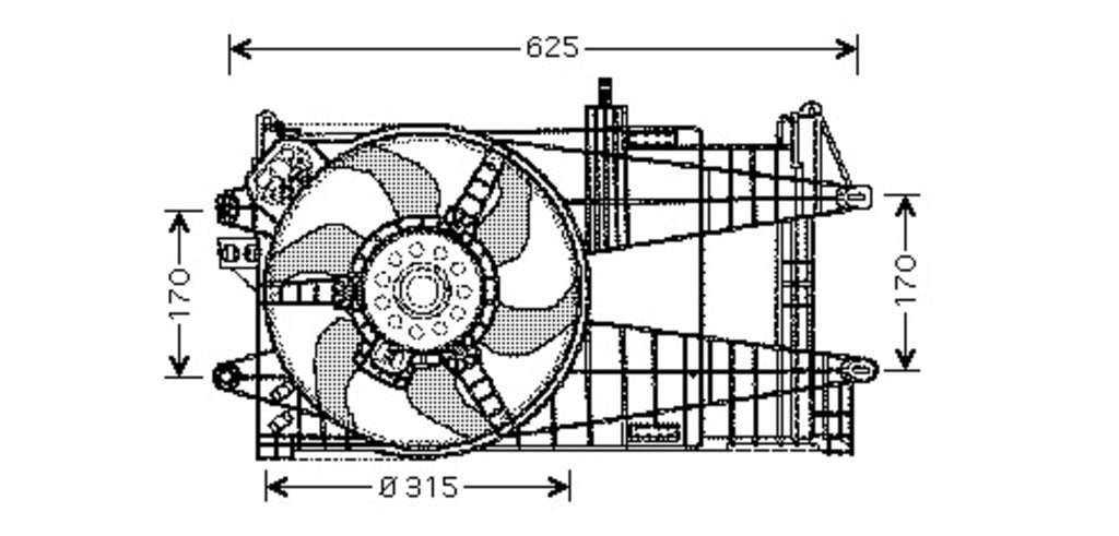 Ventola Per Fiat Punto (FT133F004)