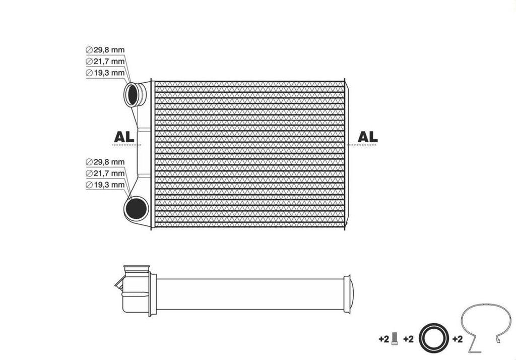 Riscaldatore Per Fiat Punto (FT133H002)