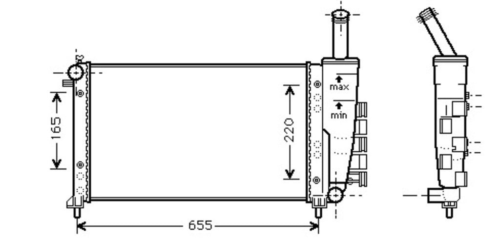 Radiatore Per Fiat Punto (FT133R007)