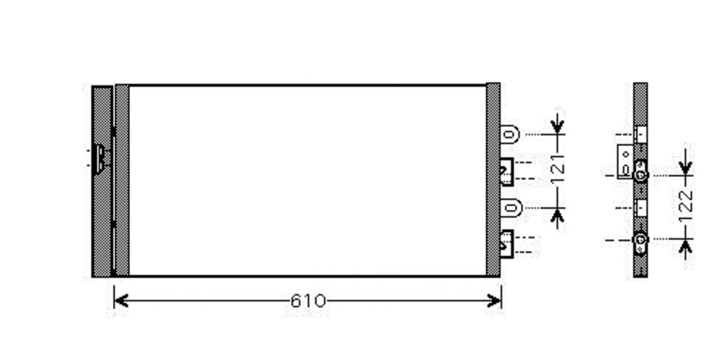 Condensatore Per Fiat Punto (FT340C002)