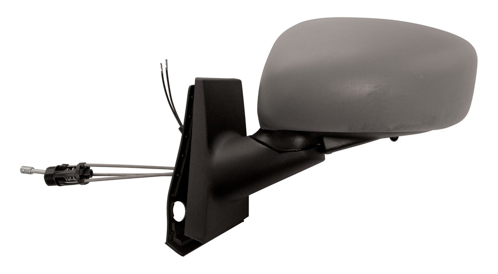 Retrovisore Sinistro-A Cavi-Con Primer-Con Sonda-Convesso Per Fiat Idea (FT3507125)