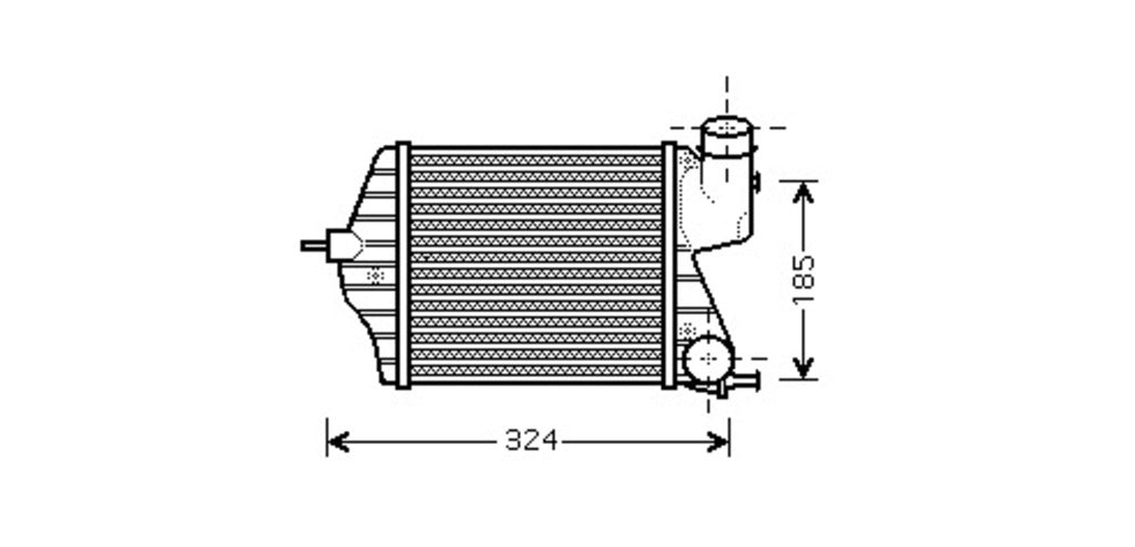 Intercooler Per Fiat Idea (FT350N002)