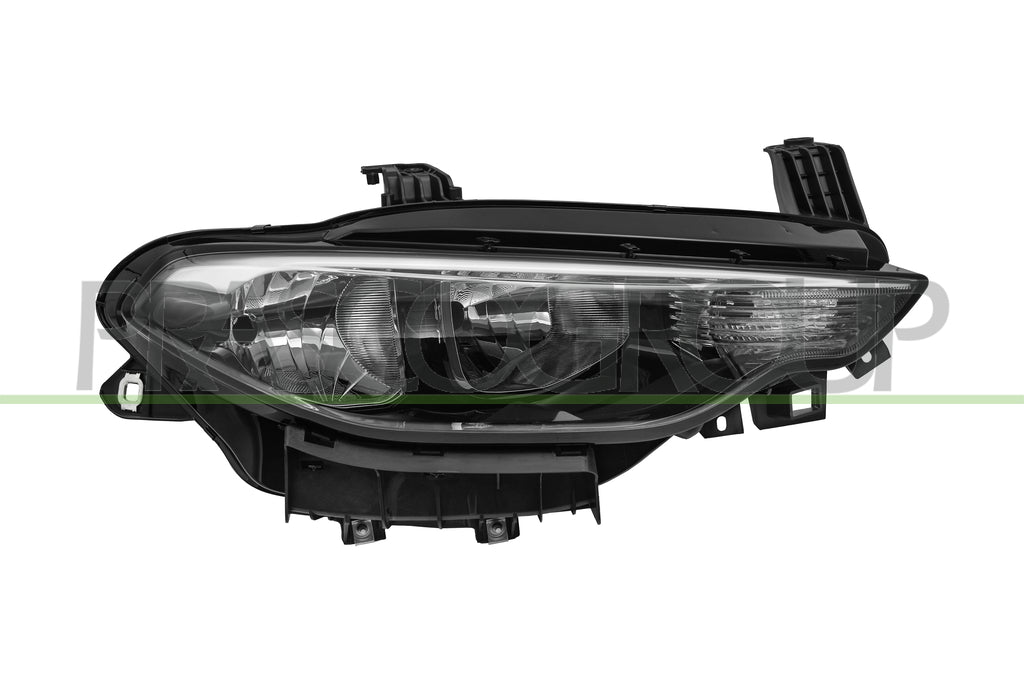 Faro Proiettore Destro H7+H15 Elettrico con Motore Nero Versione A.l. mod.. 10/20 > Per Fiat Tipo (aegea) dal 2015 al 2020 (FT4484903AQ)