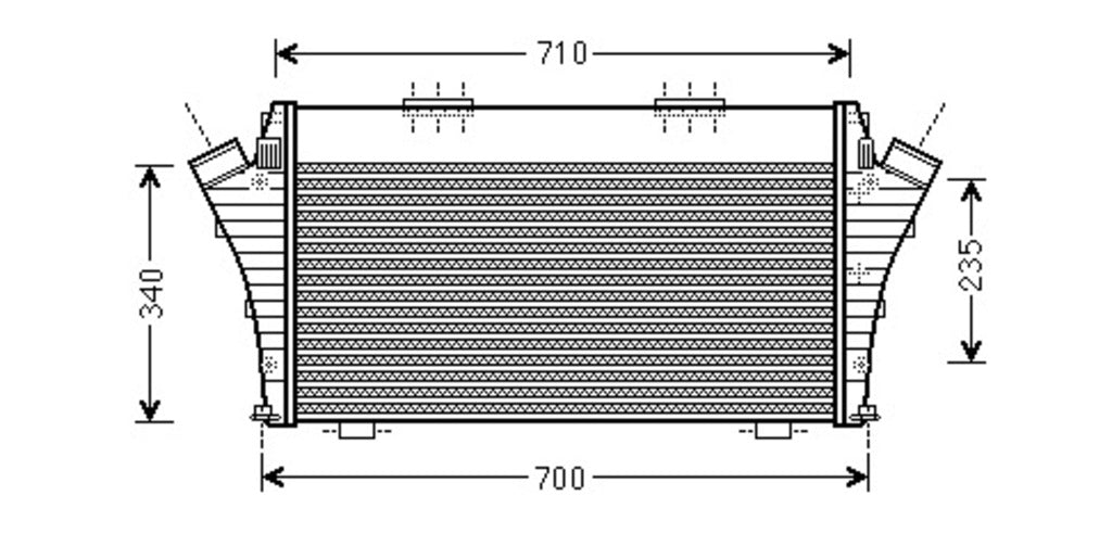 Intercooler Per Fiat Croma (FT520N001)
