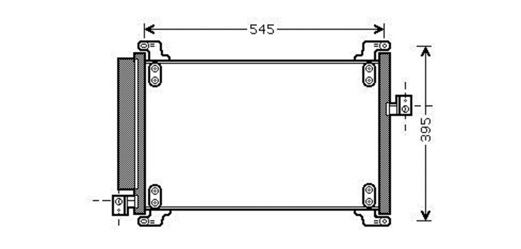 Condensatore Per Fiat Multipla (FT717C001)