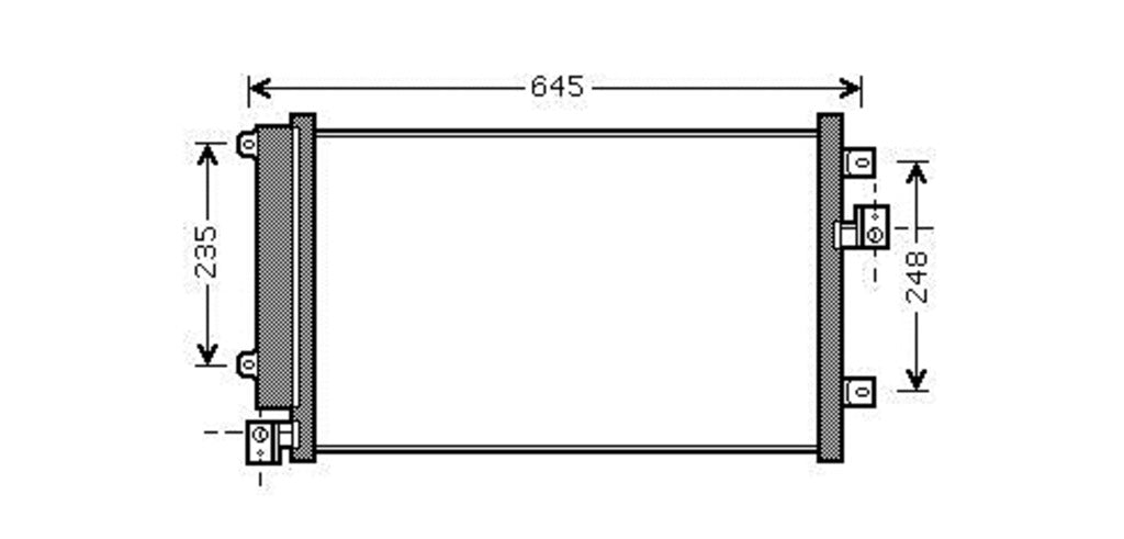 Condensatore Per Fiat Multipla (FT717C002)