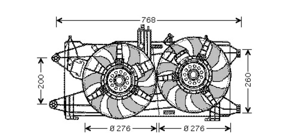 Ventola Per Fiat Fiorino (FT907F004)