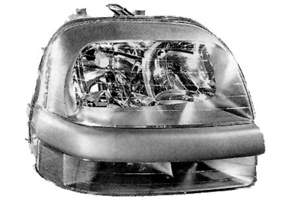 Proiettore Sinistro H1+h1+h7-Elettrico-Senza Motore-Con Fendinebbia Per Fiat Doblo' (FT9084814)