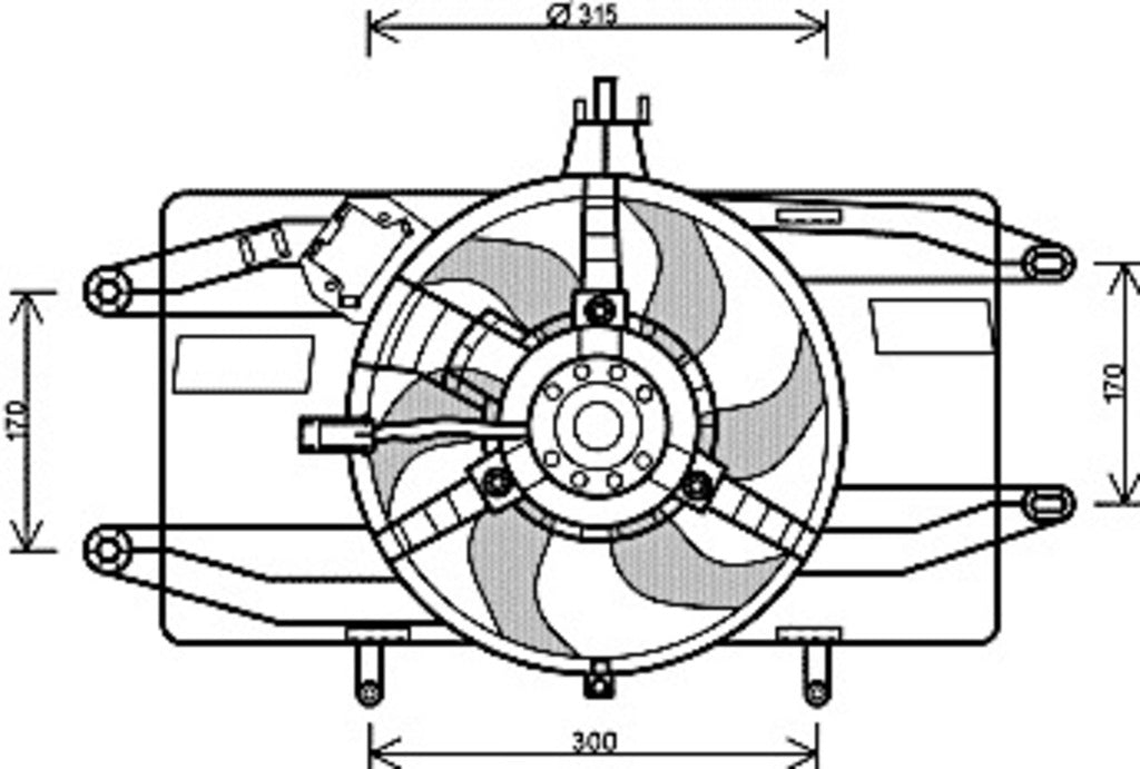 Ventola Per Fiat Doblo' (FT908F001)