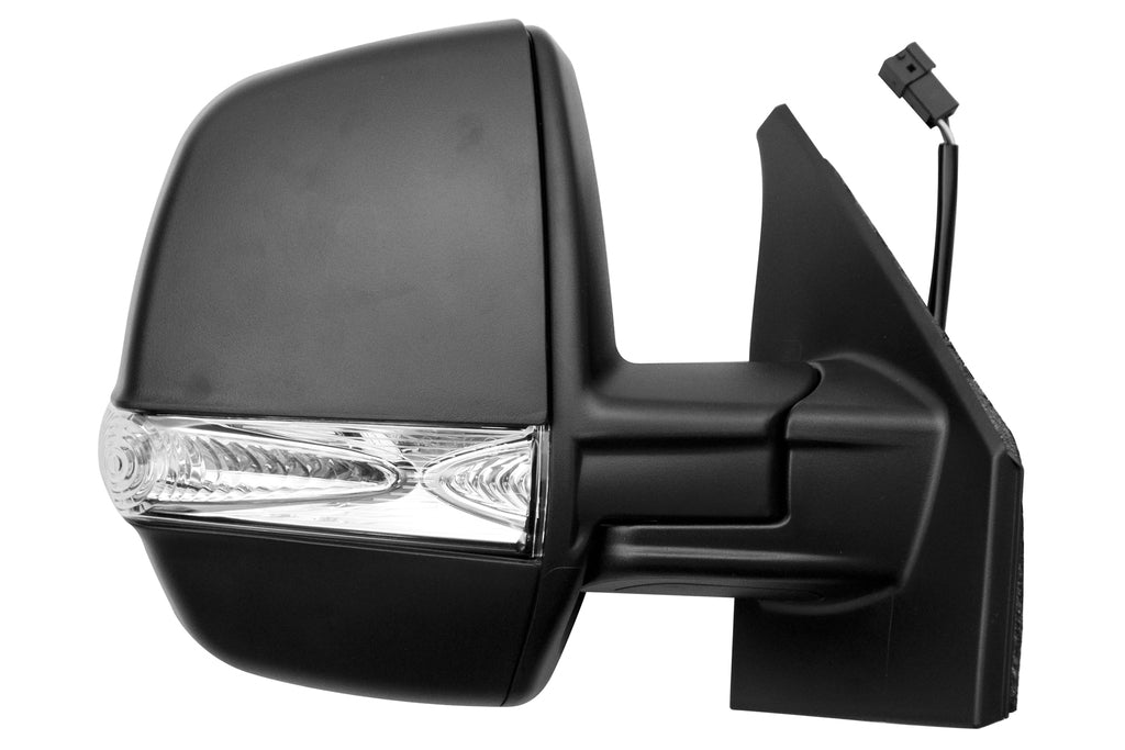 Retrovisore Destro-A Cavi-Nero-Con Fanale Mod. Cargo Per Fiat Doblo' (FT9107133)