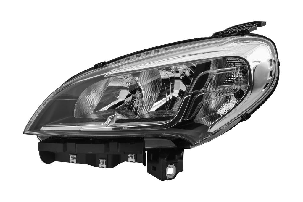 Proiettore Sinistro H7+h7-Elettrico-Con Motore-Con Luce Diurna-Cromato Per Fiat Doblo' (FT9124914AQ)