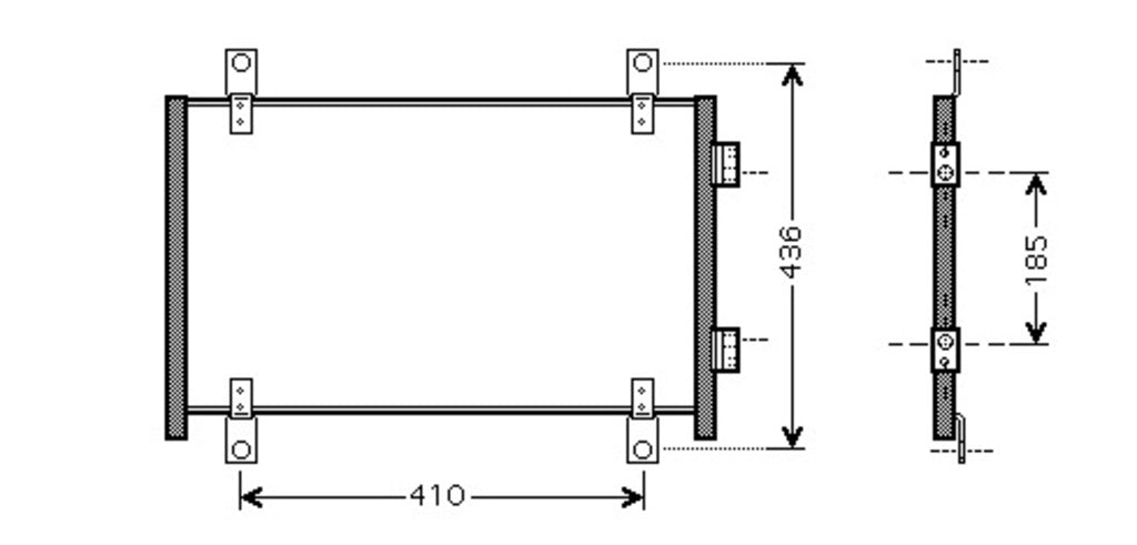 Condensatore Per Fiat Ducato (FT920C002)