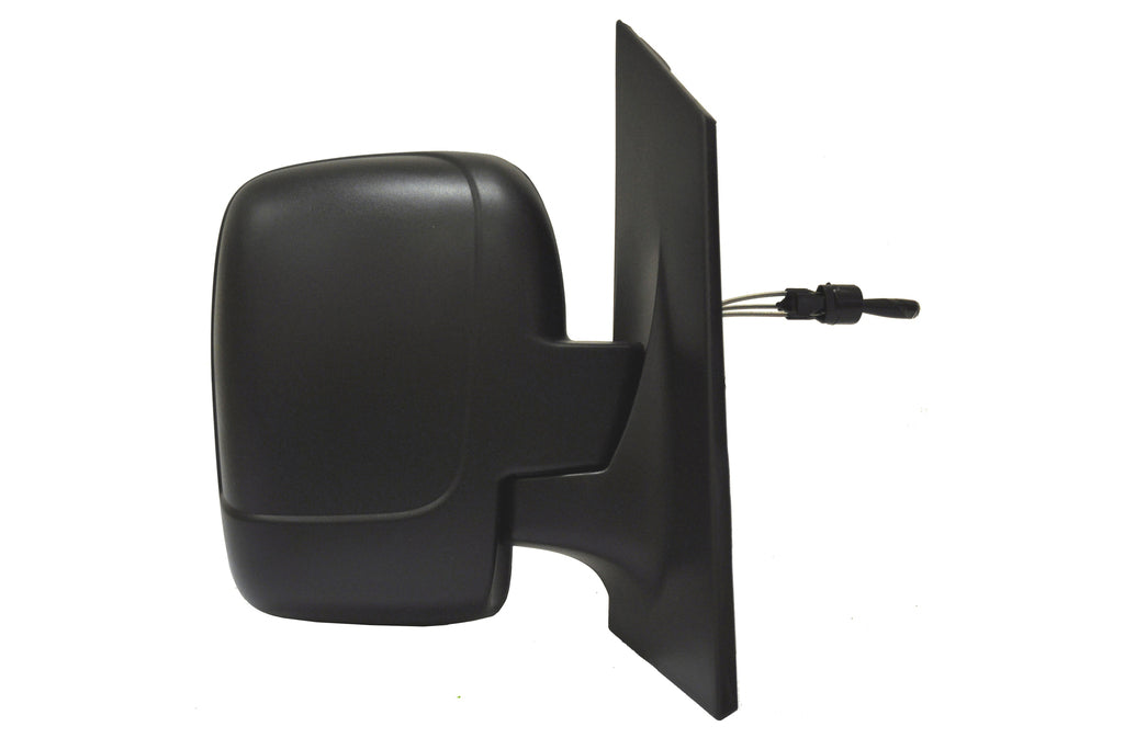 Retrovisore Destro-A Cavi-Nero-Vetro Singolo-Convesso Per Fiat Scudo (FT9237003)