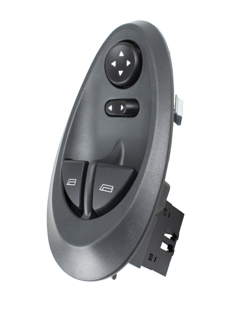 Pulsantiera Alzacristallo Porta Anteriore Sinistra-Nera-2 Interruttori-Con Funzione Regolazione Retrovisori-20 Pins Per Iveco Daily S-2000 (FT926WS04)
