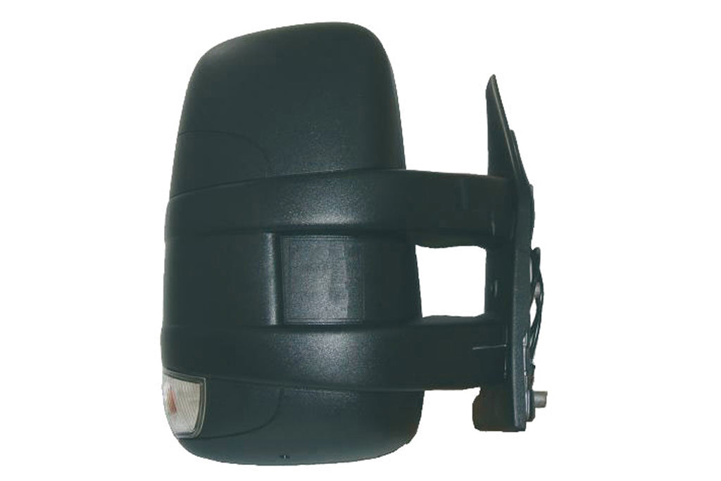 Retrovisore Destro-Manuale-Nero-Braccio Corto-Con Fanale-Con Cavo Antenna-Convesso Per Iveco Daily (FT9277003)