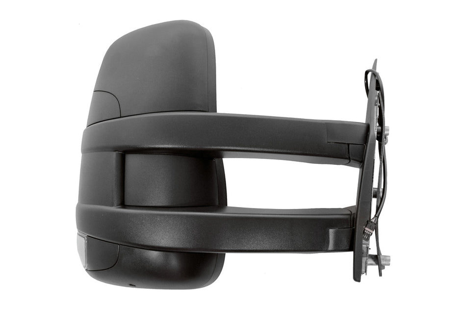 Retrovisore Destro-Manuale-Nero-Braccio Lungo-Con Fanale-Con Cavo Antenna Per Iveco Daily (FT9277013)