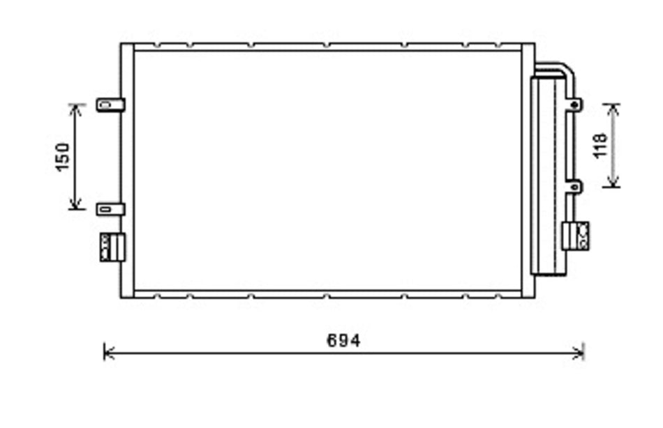 Condensatore Per Iveco Daily (FT929C001)