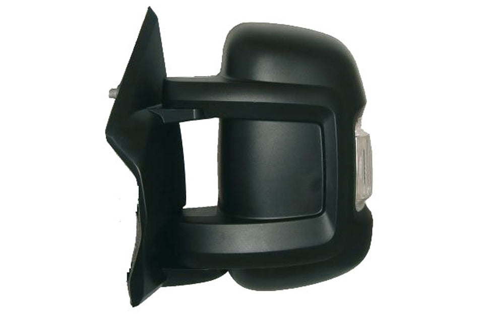 Retrovisore Sinistro-Manuale-Nero-Con Fanale-Con Sonda-Braccio Corto-Lampadina 5w Per Fiat Ducato (FT9307005)