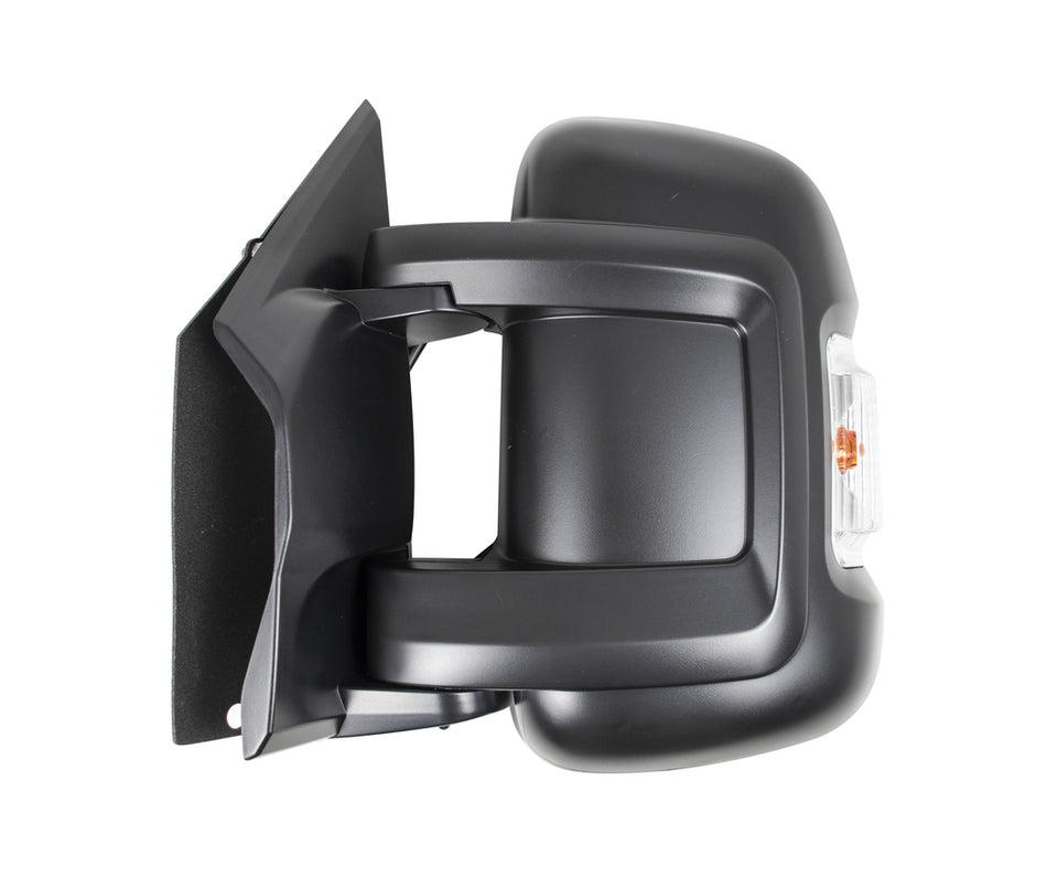 Retrovisore Sinistro-Elettrico-Nero-Termico-Con Sonda-Con Fanale-Braccio Corto-Lampadina 16w Per Fiat Ducato (FT9307315)