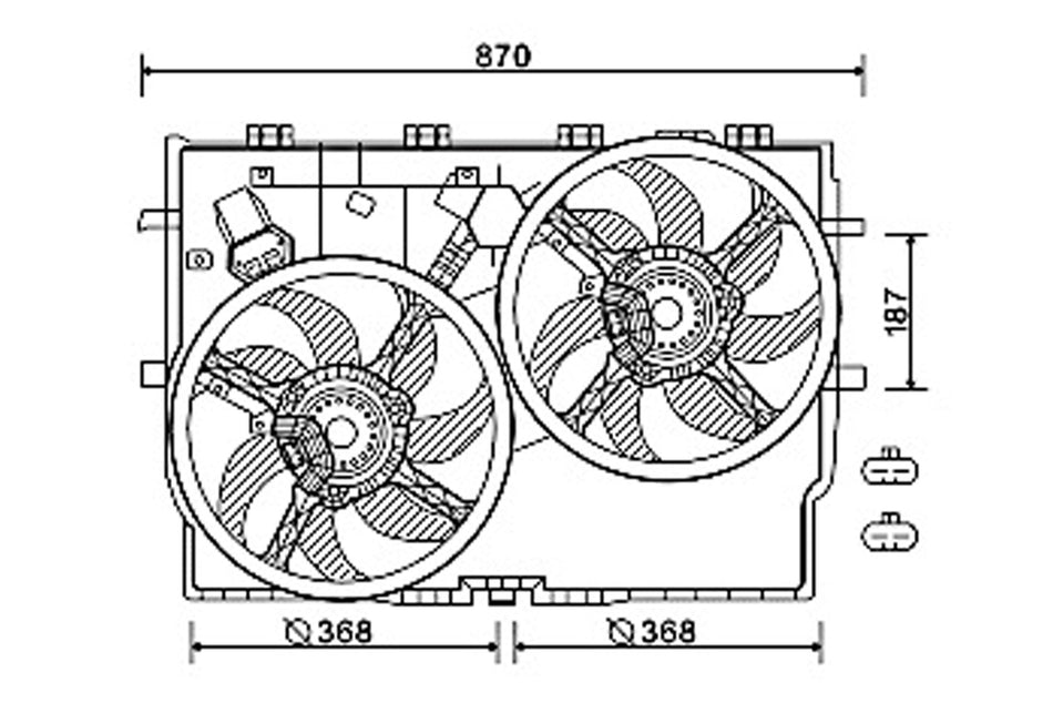 Ventola Per Fiat Ducato (FT930F004)
