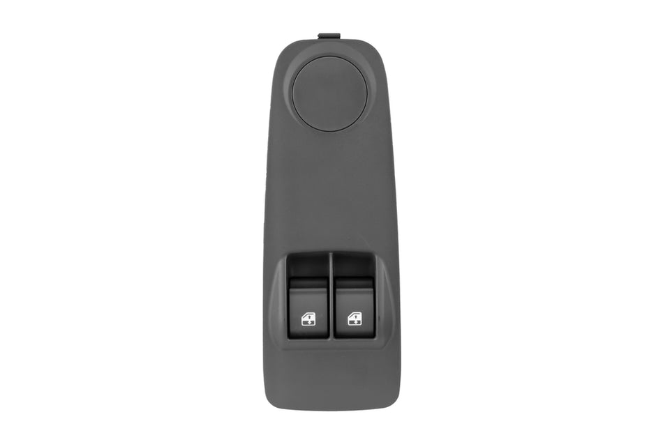 Pulsantiera Alzacristallo Porta Anteriore Sinistra-Nera-2 Interruttori-8 Pins Per Fiat Ducato (FT930WS04)