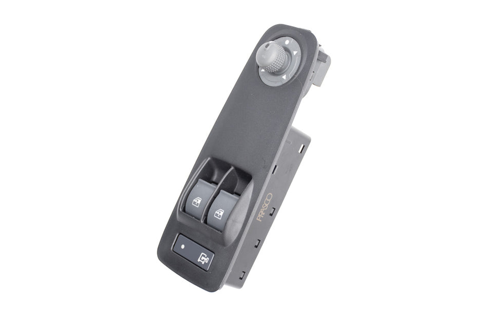 Pulsantiera Alzacristallo Porta Anteriore Sinistra-Nera-2 Interruttori-Con Funzione Regolazione Retrovisori-12 Pins Per Fiat Ducato (FT930WS14)