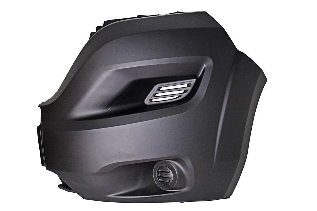 Cantonale Sinistro Paraurti Anteriore-Nero-Goffrato-Senza Sede Fendi Per Fiat Ducato (FT9321106)