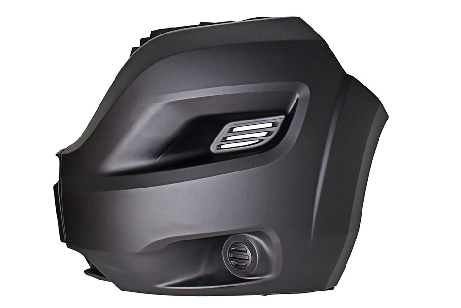 Cantonale Sinistro Paraurti Anteriore-Nero-Goffrato-Senza Sede Fendi Per Fiat Ducato (FT9321106)