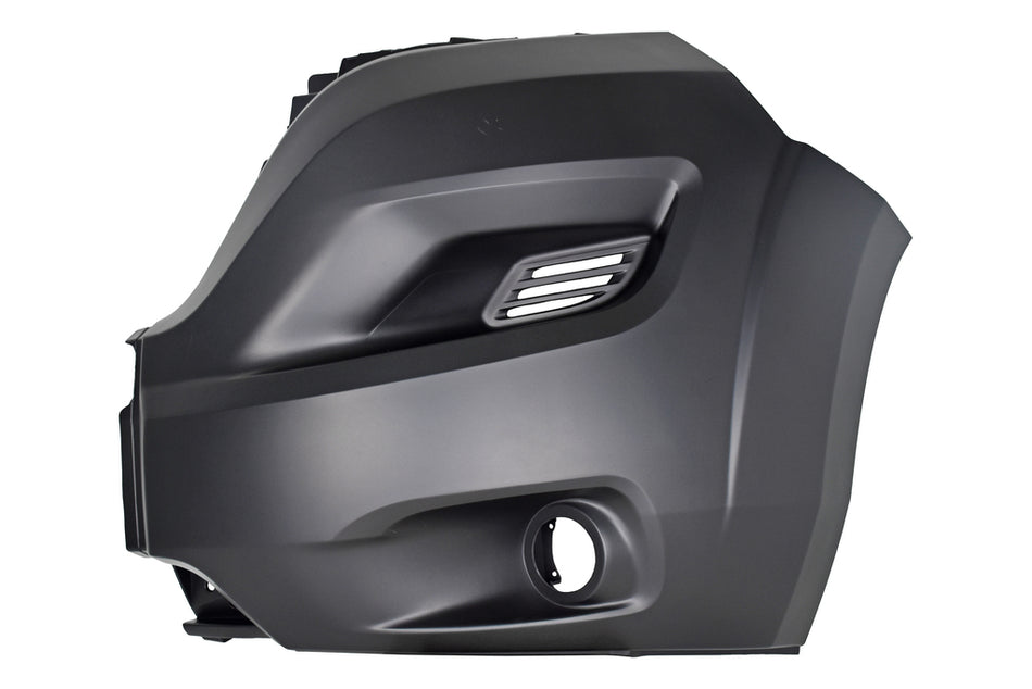Cantonale Sinistro Paraurti Anteriore-Nero-Goffrato-Con Sede Fendi Per Fiat Ducato (FT9321108)