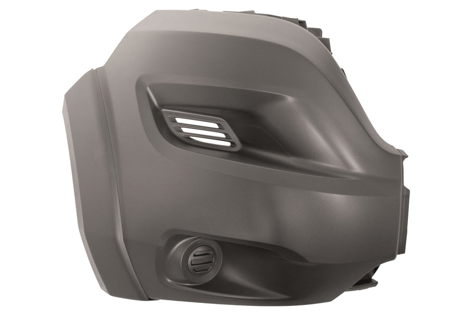 Cantonale Destro Paraurti Anteriore-Grigio-Con Tappo Copri Gancio Mod. Passo Medio/lungo Per Fiat Ducato (FT9321113)