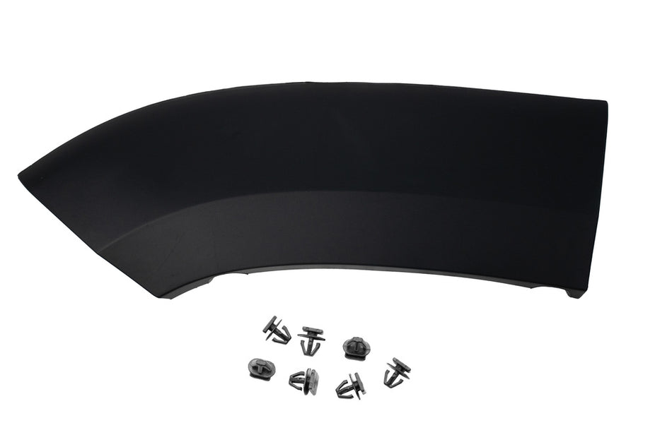 Parafanghino Anteriore Sinistro-Nero-Goffrato-Con Clips-Con Biadesivo Per Fiat Ducato (FT9321582)