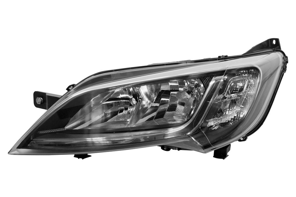 Proiettore Sinistro H7+h7-Elettrico-Con Motore-Nero Per Fiat Ducato (FT9324934)
