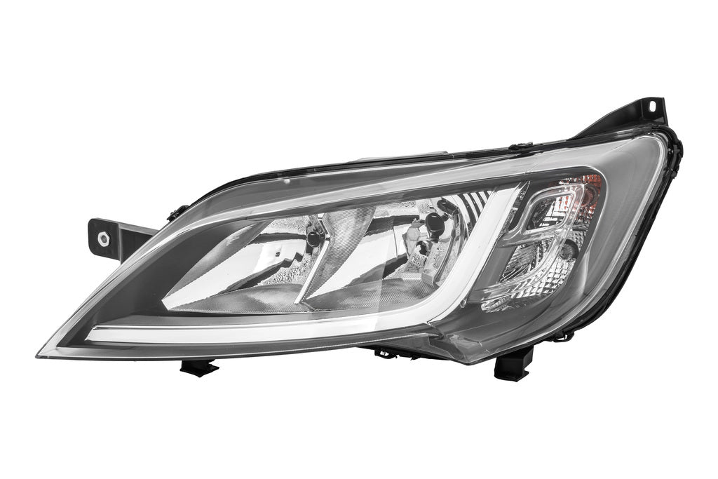 Proiettore Sinistro H7+h7-Elettrico-Con Motore-Nero Per Fiat Ducato (FT9324934AQ)