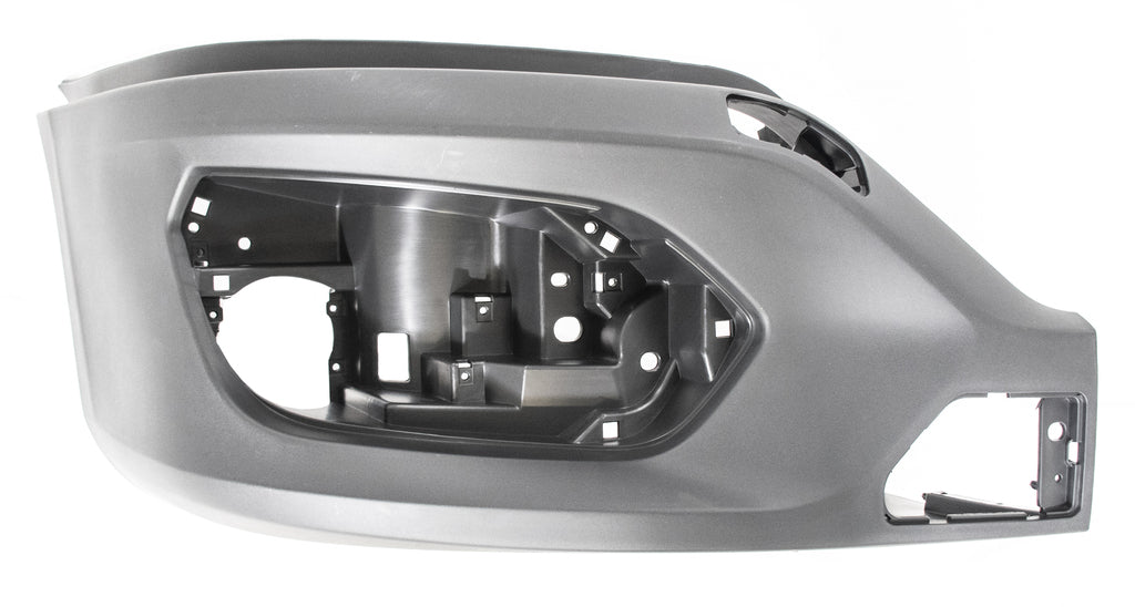 Cantonale Destro Paraurti Anteriore-Nero-Goffrato-Con Tappi Coprigancio Per Iveco Daily (FT9511003)